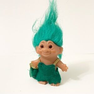 2005 Trolls by Dam Green Good Luck Troll Doll